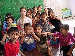Bambini palestinesi